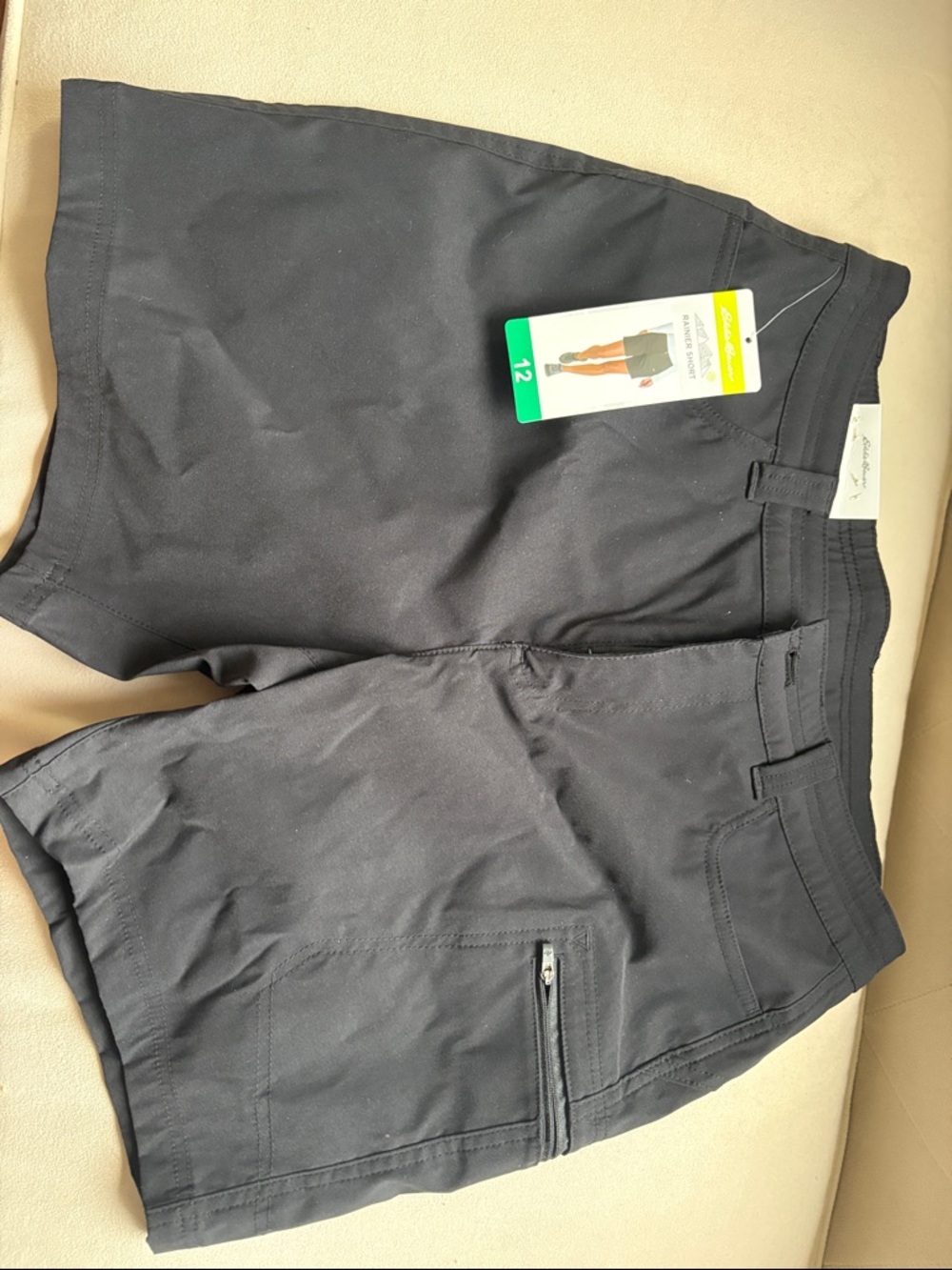 Eddie Bauer Black Hybrid Performance Shorts